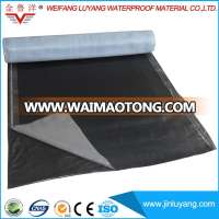 Self adhesive modified bitumen waterproof membrane as roofing felt